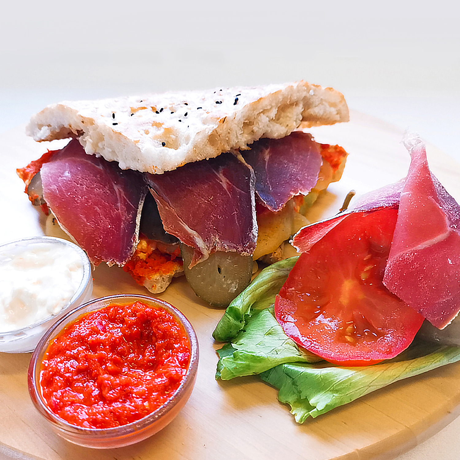 Proschiutto sandwich